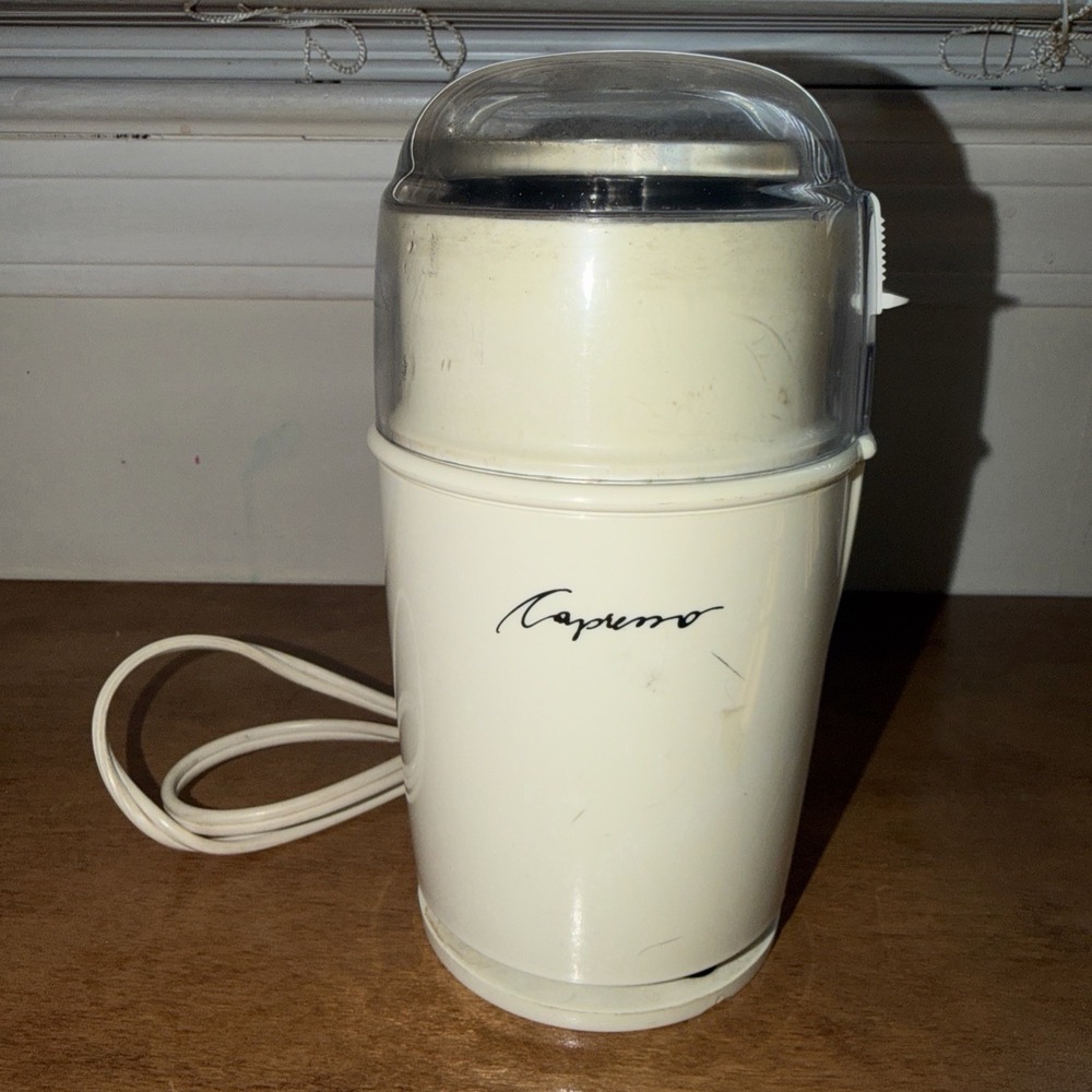 JURA CAPRESSO ELECTRIC COFFEE BUR Cool Grind Coffee Grinder 501 WHITE.